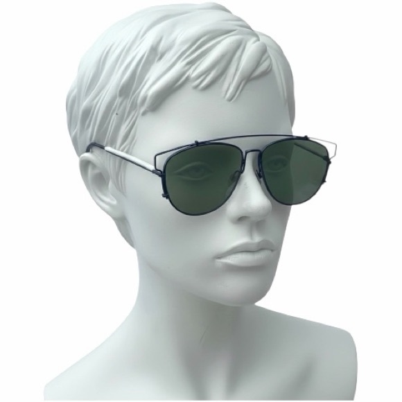 Dior Women’s Technologic Flat Mirror Green Blue White Unisex Sunglasses TVCAF main image 7